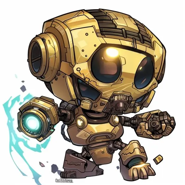 Blitzcrank chibi Golem hơi nước đáng yêu sẵn sàng cho trận chiến