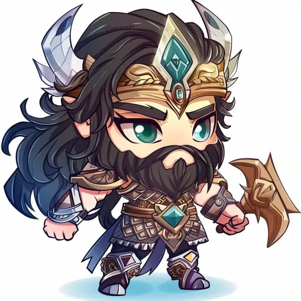 Khám phá Tryndamere Chibi chiến binh dũng mãnh và mạnh mẽ