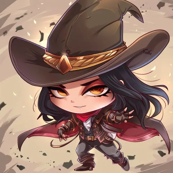 Hình ảnh Twisted Fate Chibi siêu ngầu và độc đáo