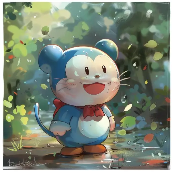 Hình Doraemon chibi cute món quà ý nghĩa cho mọi dịp