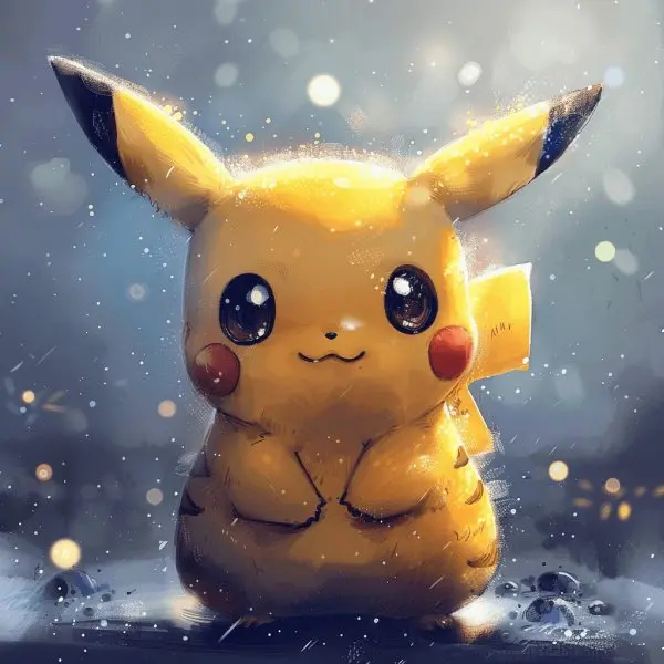 Bộ sưu tập hình nền Pikachu chibi cute, dễ thương