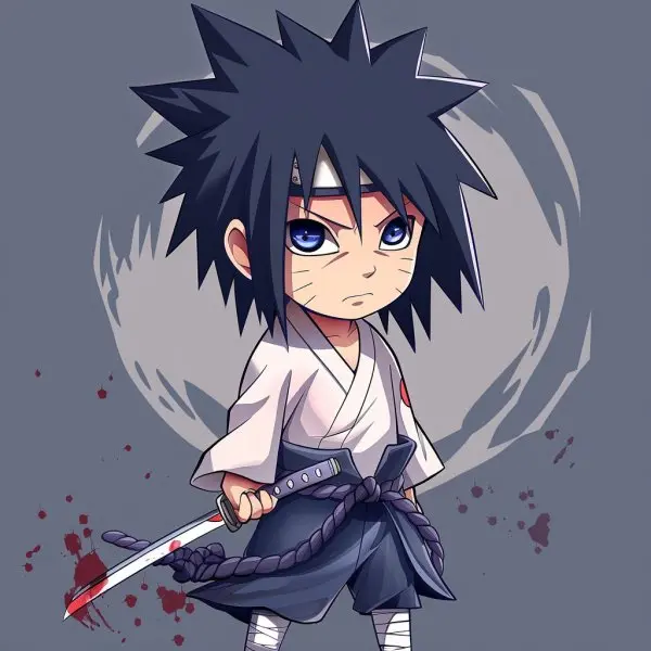 50+ hình ảnh Sasuke chibi cute siêu ngầu làm avatar 