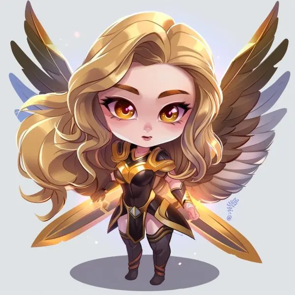 Bộ sưu tập hình ảnh Kayle chibi chất nhất cho fan Liên Minh Huyền Thoại