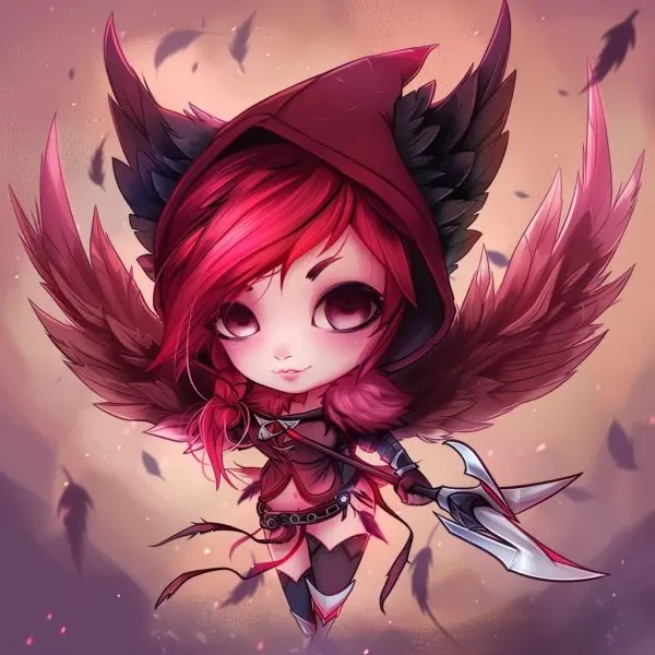 Tuyển Tập Hình ảnh Xayah Chibi Đẹp Nhất Cho Fan LOL