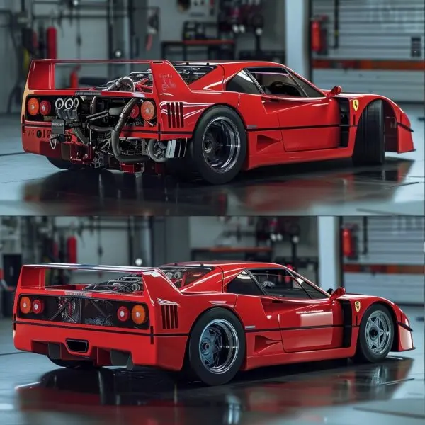 Tải hình ảnh Ferrari F40 miễn phí làm hình nền máy tính và điện thoại