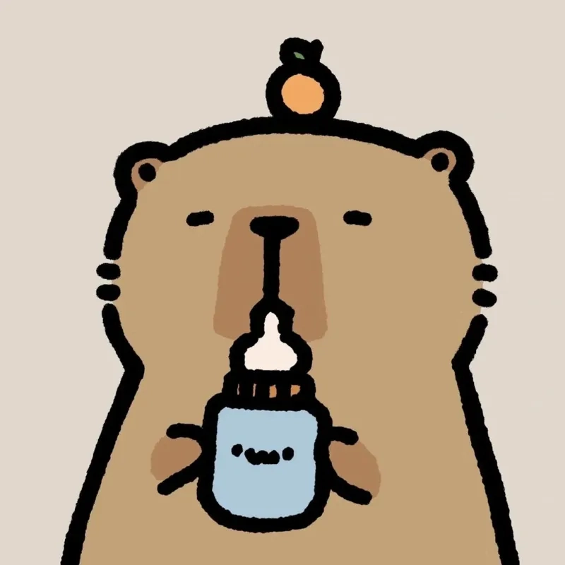Cách vẽ capybara chibi cute