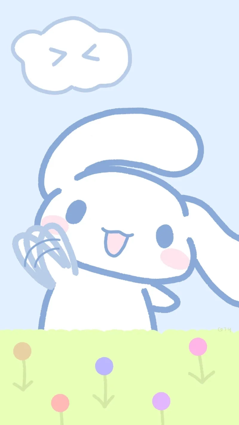 Cinnamoroll pixel phiên bản retro độc đáo