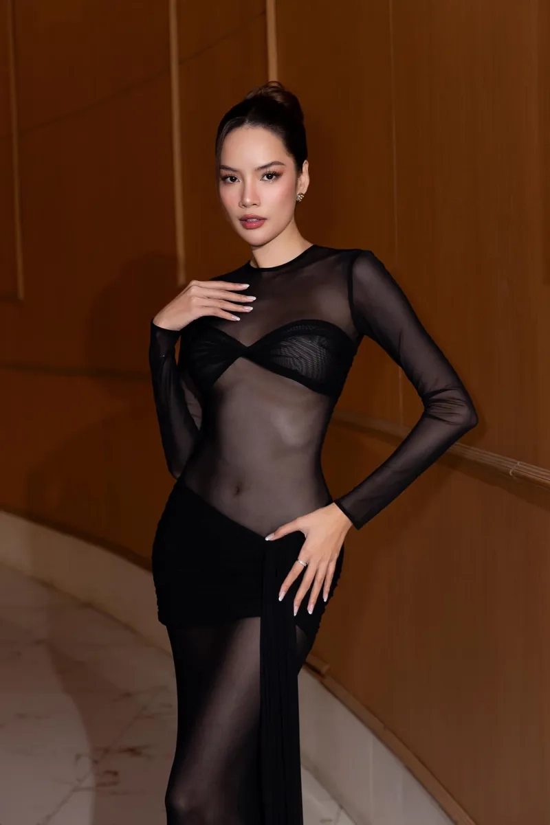 Lê Hoàng Phương evening gown lộng lẫy tại Miss Grand 2023