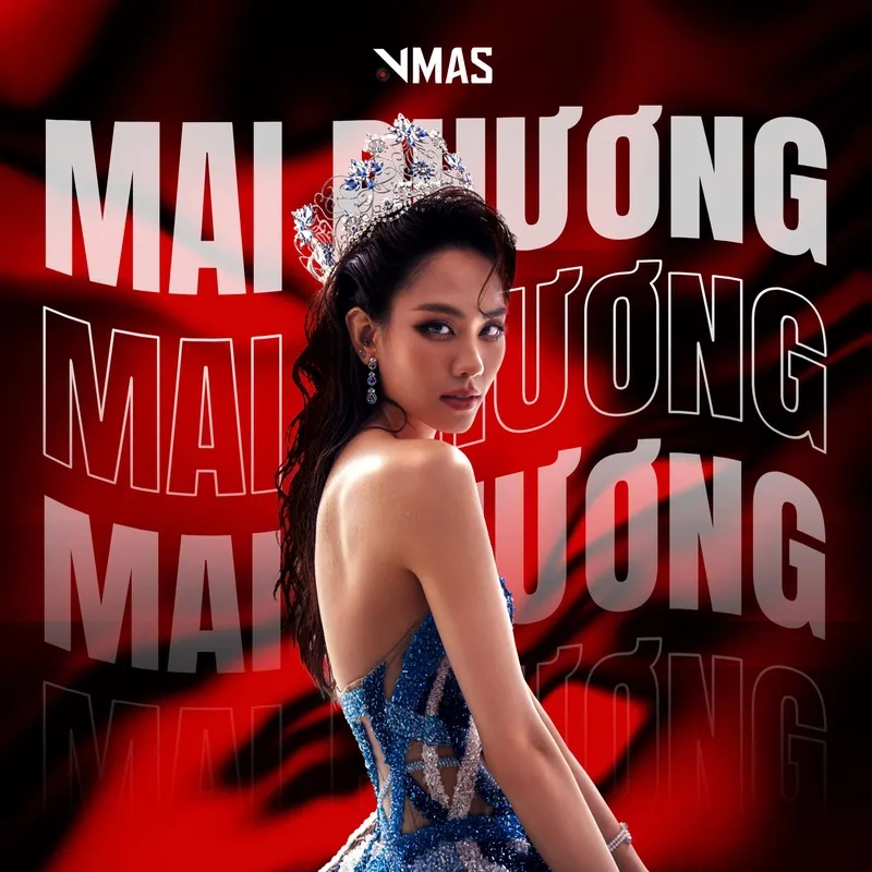 Chiều cao hoa hậu Mai Phương nổi bật trên sân khấu Miss World