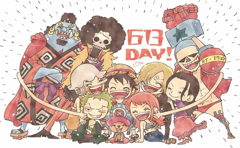 Các nhân vật anime One Piece chibi characters