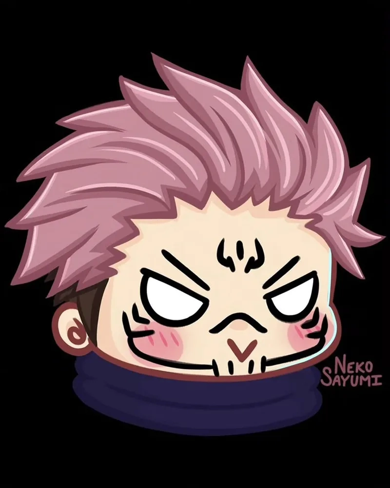 Ảnh Sukuna chibi cute dành cho fan cuồng