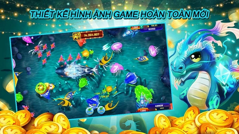 Các loại cá và vũ khí trong game bắn cá thần tài