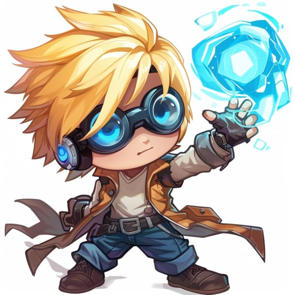 Hình ảnh Ezreal chibi làm avatar, hình nền điện thoại 18