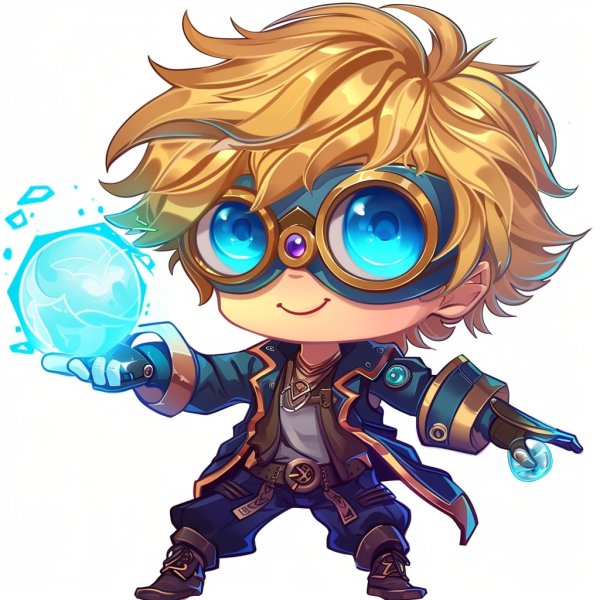 Hình ảnh Ezreal chibi làm avatar, hình nền điện thoại 20