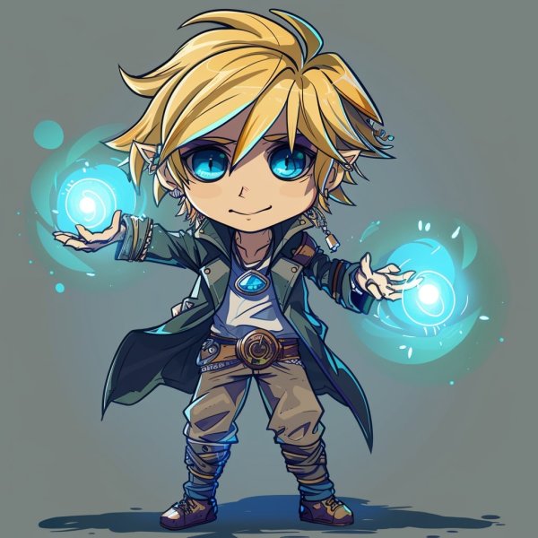 Hình ảnh Ezreal chibi làm avatar, hình nền điện thoại 21