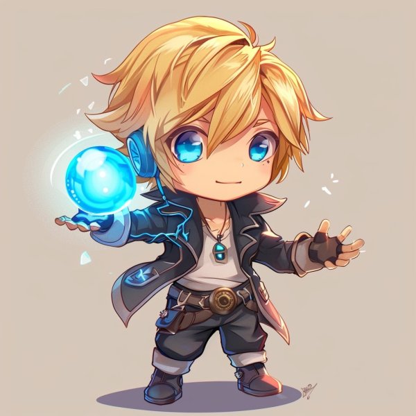 Hình ảnh Ezreal chibi làm avatar, hình nền điện thoại 26