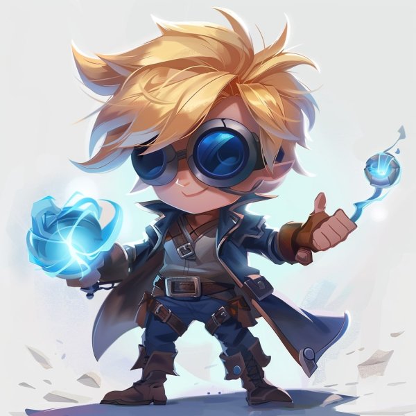 Hình ảnh Ezreal chibi làm avatar, hình nền điện thoại 27