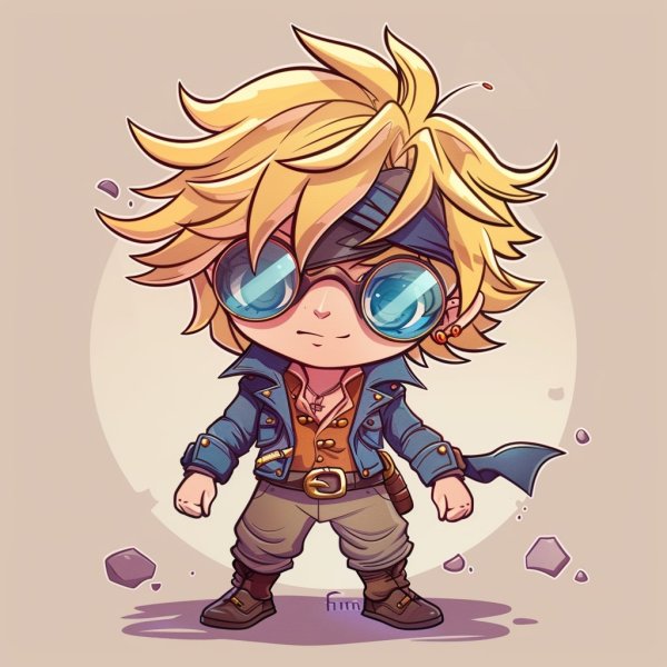 Hình ảnh Ezreal chibi làm avatar, hình nền điện thoại 1