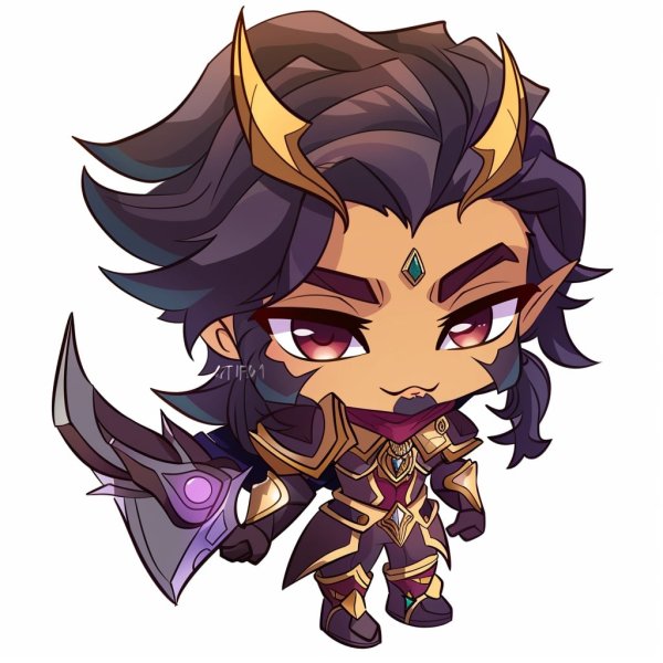 Hình ảnh Garen chibi làm avatar, hình nền điện thoại 10