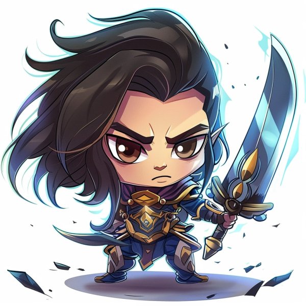 Hình ảnh Garen chibi làm avatar, hình nền điện thoại 9