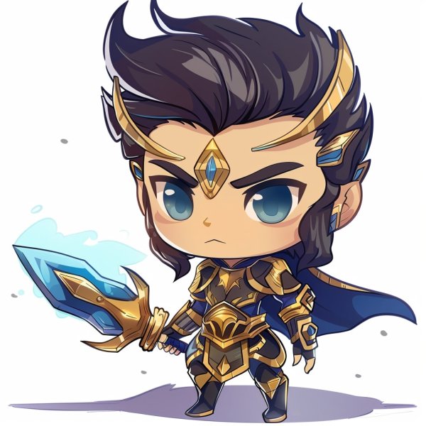 Hình ảnh Garen chibi làm avatar, hình nền điện thoại 8