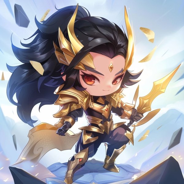 Hình ảnh Garen chibi làm avatar, hình nền điện thoại 6