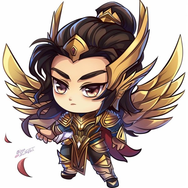 Hình ảnh Garen chibi làm avatar, hình nền điện thoại 4