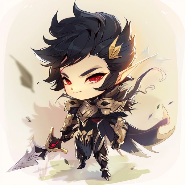 Hình ảnh Garen chibi làm avatar, hình nền điện thoại 2