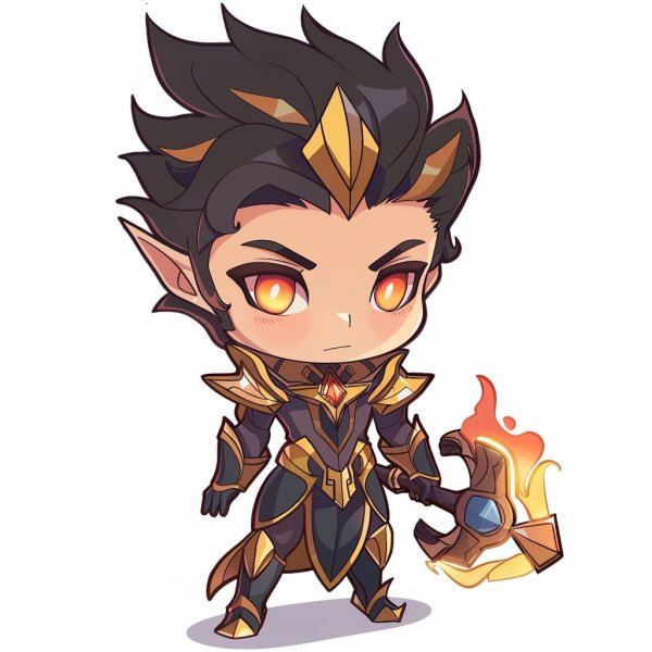 Hình ảnh Garen chibi làm avatar, hình nền điện thoại 26