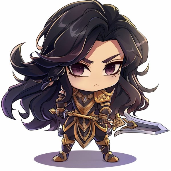 Hình ảnh Garen chibi làm avatar, hình nền điện thoại 21