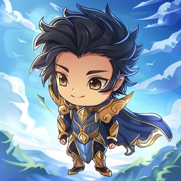 Hình ảnh Garen chibi làm avatar, hình nền điện thoại 20