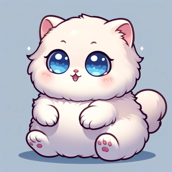 Hình ảnh mèo chibi cute làm avatar 10