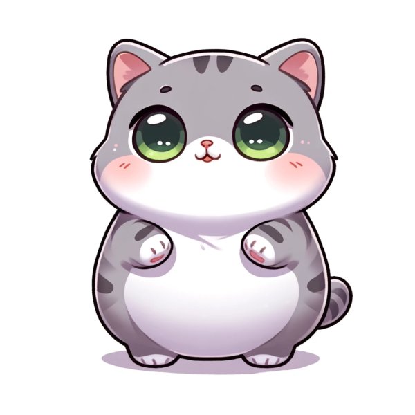 Hình ảnh mèo chibi cute làm avatar 1