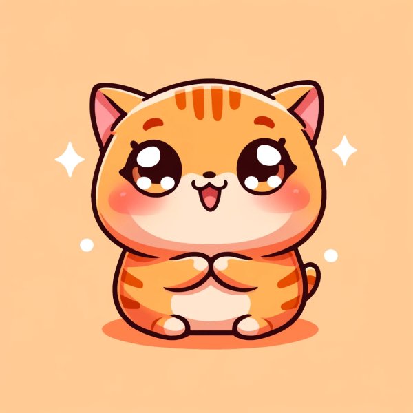 Hình ảnh mèo chibi cute làm avatar 13 