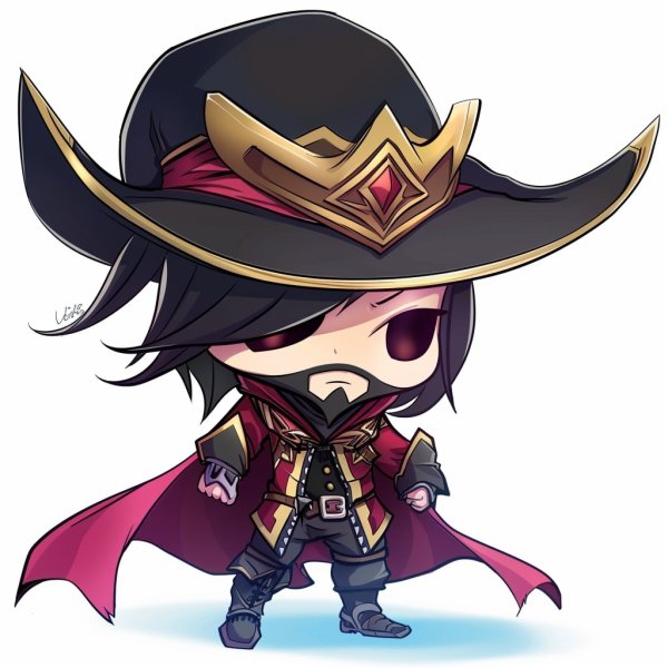 Twisted Fate Chibi 2