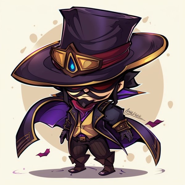 Twisted Fate Chibi 3