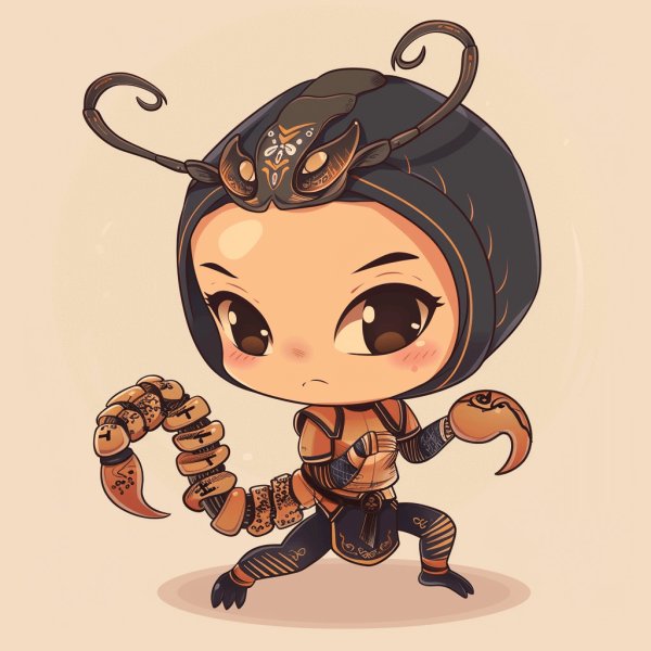 bọ cạp chibi 3