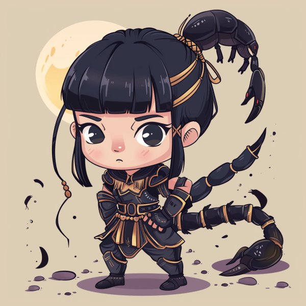 bọ cạp chibi 6