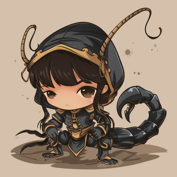 bọ cạp chibi 8