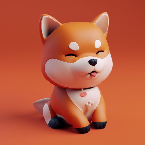 chó shiba chibi 1