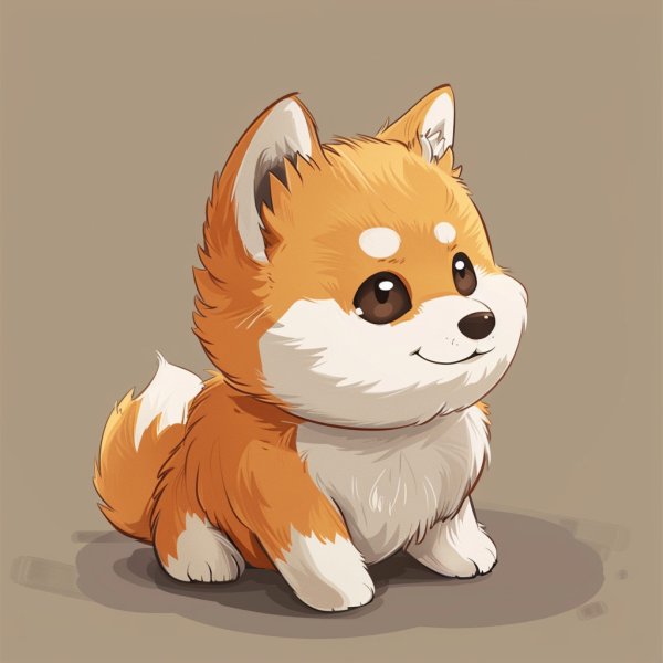 chó shiba chibi 11