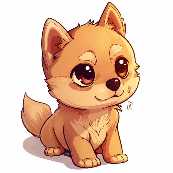 chó shiba chibi 9