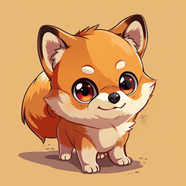 chó shiba chibi 8