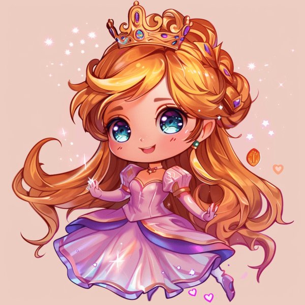 Hình avatar công chúa disney chibi 11