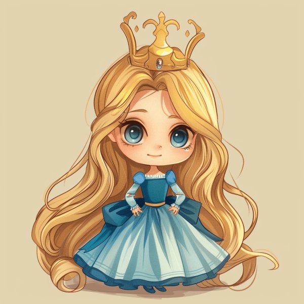 Hình avatar công chúa disney chibi 13