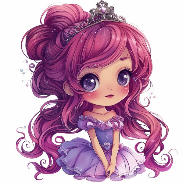 Hình avatar công chúa disney chibi 3