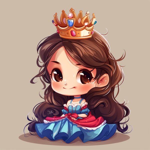 Hình avatar công chúa disney chibi 4