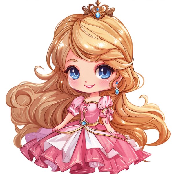 Hình avatar công chúa disney chibi 5