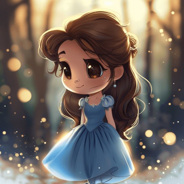 Hình avatar công chúa disney chibi 7