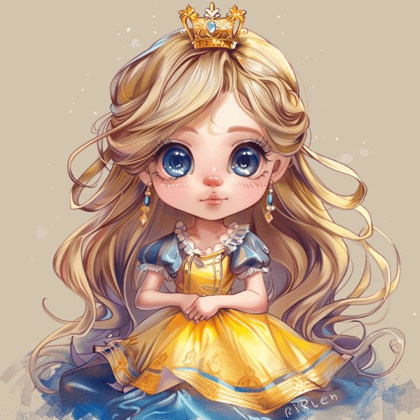 Hình avatar công chúa disney chibi 9